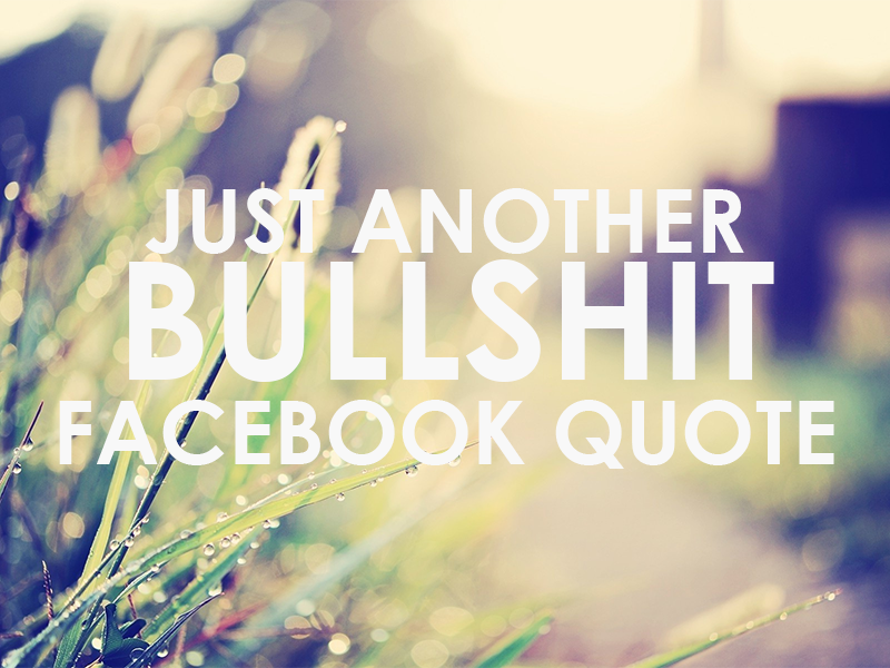 Why You Should Address Your Life Issues Rather Than Post Another Quote on Facebook